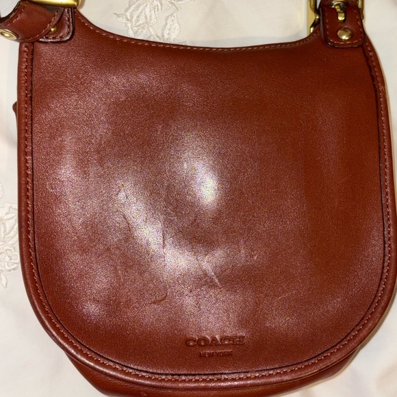 Coach saddle brown bag - Picture 7 of 11